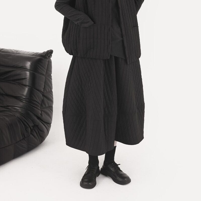 Quilting Crumply Skirt【TR3158】