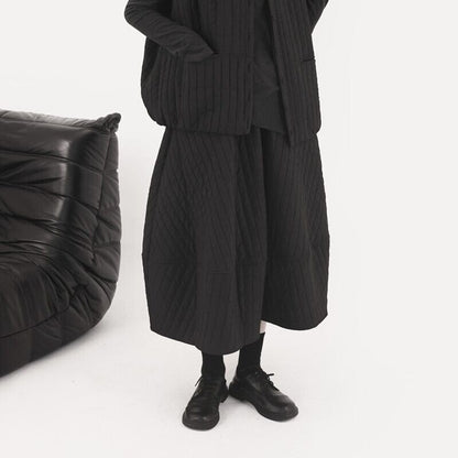 Quilting Crumply Skirt【TR3158】
