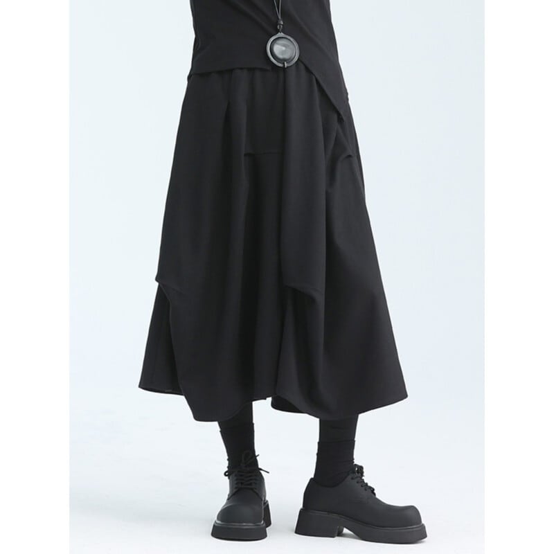 Asymmetru Wool Skirt【TR3151】