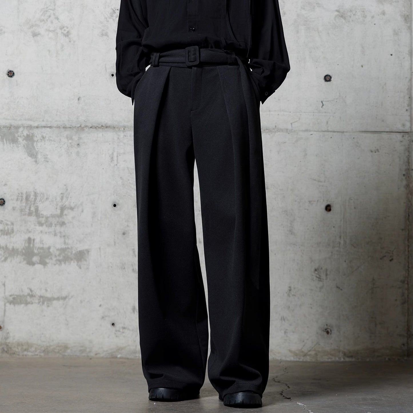 Belted High Waist Pants【TR3272】