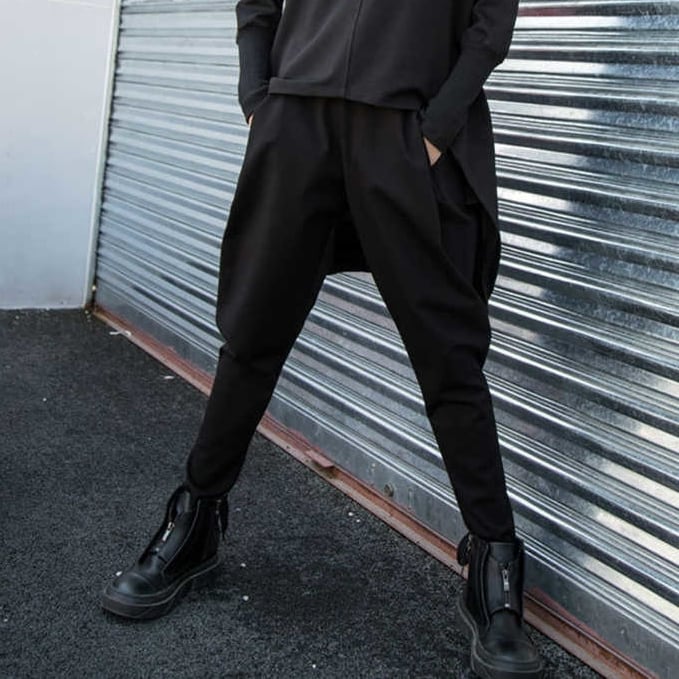 〈Unisex〉Mode Saruel Pants【TR1318】