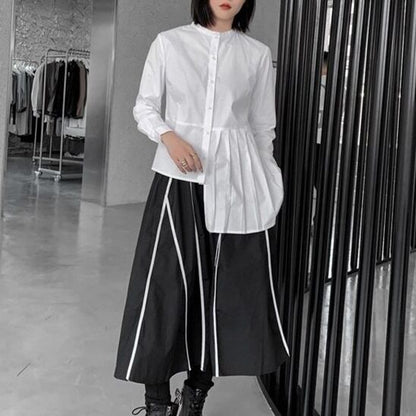 High Elastic Waist Skirt【TR1101】