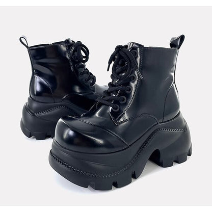 Side Zipper Shorts Boots【TR3388】