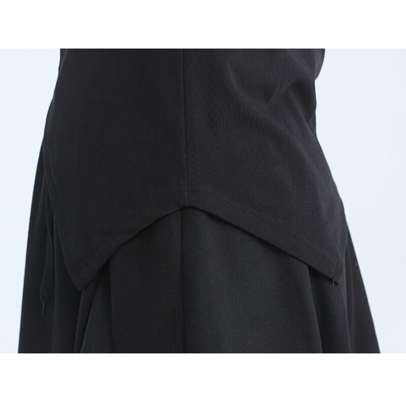 Asymmety Drape Retro Skirt【TR3177】