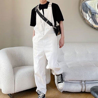 Center Straight Cotton Overall【TR2474】