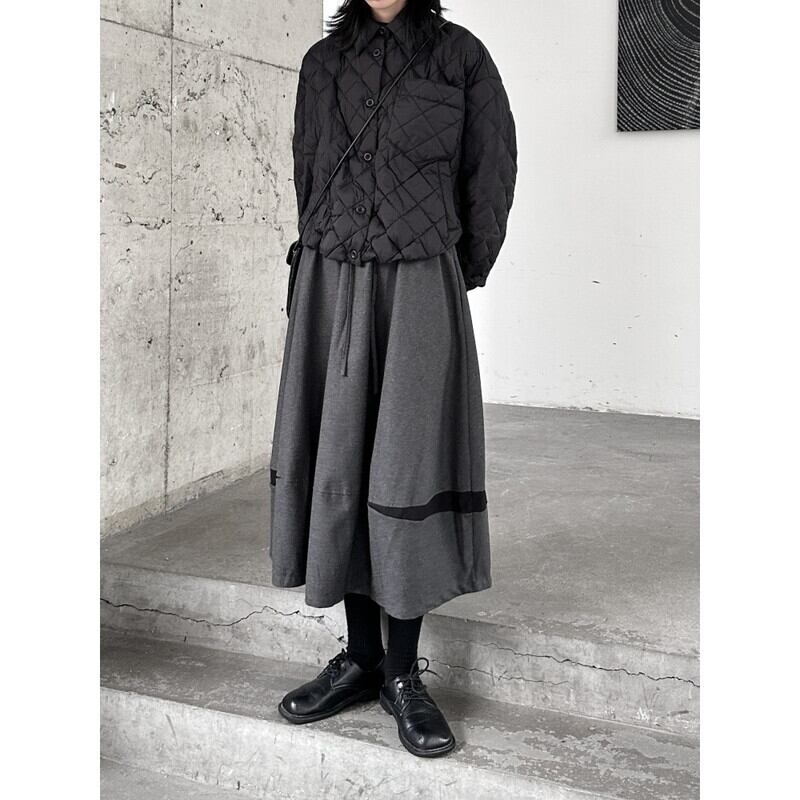 Quilting Polo-Neck Jacket【TR3247】