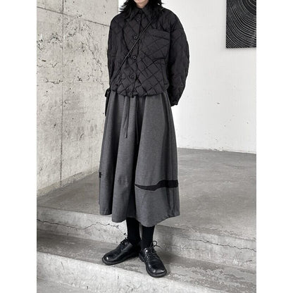 Quilting Polo-Neck Jacket【TR3247】